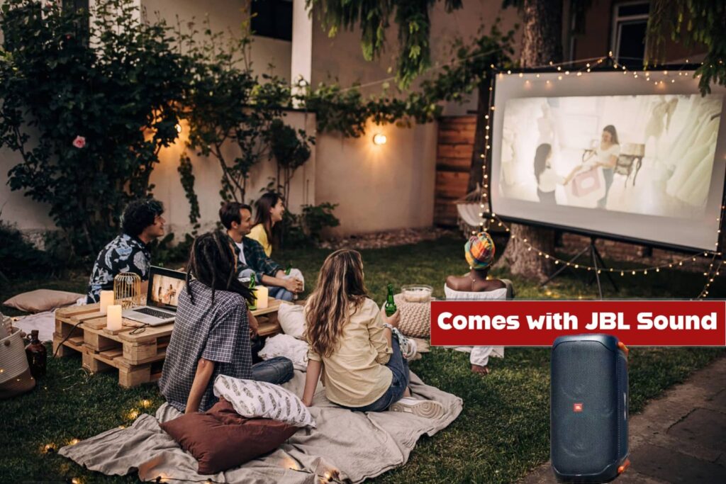 Rent a Movie Projector and Screen With JBL Speaker in Victoria